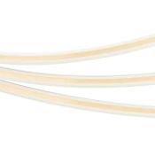 Светодиодная лента Белый теплый CSP 24V 11.5W/m 544Led/метр герм  (трубка) с линзой  032179(2) COB-PL90-X544-12mm 2300K  IP65