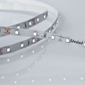 Светодиодная лента Белый 2835 12V  4.8W/m 60Led/м UL-00004356 ULS-M11-2835-60LED-m-8mm-IP20-DC12V-4.8W-m-5M-6500K PROFI