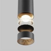 Подвесной светильник  12W Белый теплый P072PL-L12B3K Фокус LED / Focus LED 220V 3000K IP20 цилиндр черный