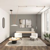 Трековый светильник  12W Белый-MIX BELTY SMART LINEAR DK5674-BK IP20 на шинопровод черный