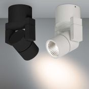 Накладной светильник   5W Белый теплый 023642 SP-UNO-R55-5W 24 deg 220V поворотный цилиндр белый Уценка!!! с витрины