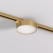 Трековый светильник однофазный   8W Белый теплый SHINE FLOW DK5762-SB IP20 на шинопровод латунь