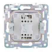 Выключатель встраиваемый одноклавишный IEK SKANDY SK-V10-0-10-K48 SK-V01T титан