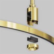 Шинопровод круглый из полукругов 1500мм Flarity TRX154-2SR-D1500-BS латунь