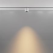 Трековый светильник  6W Белый теплый Альфа/Alfa S Exility 50deg TR132-2-7W3K-W IP20 на магнитный шинопровод белый