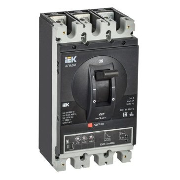 Автоматический выключатель в литом корпусе 3-пол. 400А AR-MCCB-3H-085-0400A-ELSC 85кА ARMAT IEK