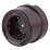 Ретро розетка керамическая WERKEL RETRO WL18-03-02 / W5671114 с з/к и шторками коричневая