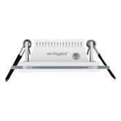 Встраиваемый светильник-панель   6W Белый дневной  014934 LT-S96x96WH стекло 220V IP20 квадратный белый