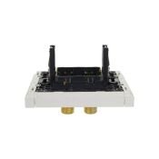Розетка встраиваемая аудио IEK FORTE&PIANO FP239 белый FP-S40-K01