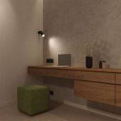 УДАЛЕНО  15W Белый теплый 022951 SP-POLO-R85-1 220V цилиндр накладной черный с черной вставкой Уценка!!!