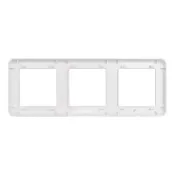 Рамка пластик 3 поста Arlight VERSA 043782 FRM-VERSA-PL-3-WH белая