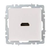 Розетка встраиваемая HDMI IEK BRITE BR-H10-K36 РHDMI-0-БрЖ жемчуг