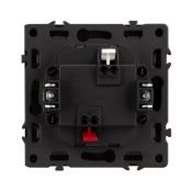 Выключатель встраиваемый одноклавишный непроходной 054245 SWT-NOBE-MK01-SFPL-GR серый