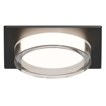 Встраиваемый светильник без лампы Apeyron Shine 16-107 GX53 черный квадратный