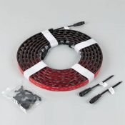 Светодиодная лента Белый теплый 2835 24V 21W/m 42Led/метр 049293 FLT-PS-A42-BLACK-23mm черная плата 30deg 2700K IP67