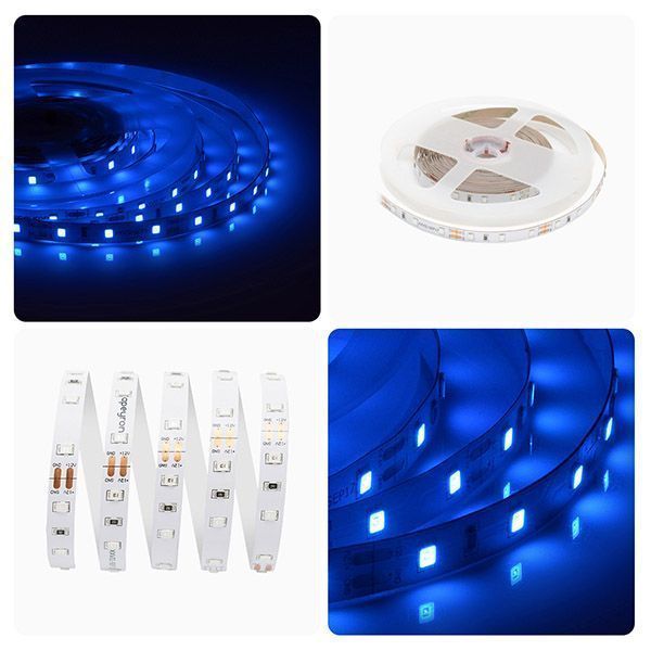 Светодиодная лента Синий 3528 12V  4.8W/m 60Led/метр 00-01 Стандарт 8мм Светодиодная лента Синий 3528 12V  4.8W/m 60Led/метр 00-01 Стандарт 8мм