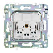 Штепсельная розетка встраиваемая IEK SKANDY 16А SK-R14-16-K48 SK-R04T с з/к без з/ш титан