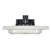 Штепсельная розетка встраиваемая двойная IEK BRITE 16А BR-R21-16-K01-F РС12-3-БрБ с з/к без з/ш в сборе белый