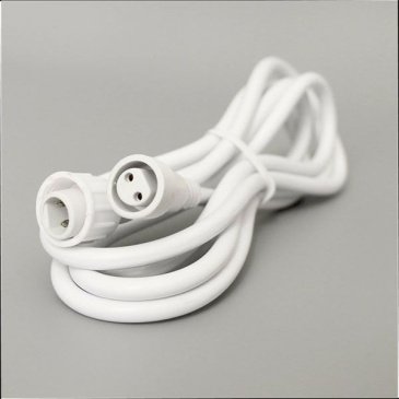 Удлинитель для гирлянд ALEDUS E-WP-0.3M 0.3 м, 2Pin, белый, мама-папа