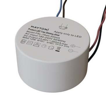 Источник питания 12W 220V PSL-TR40-300mA TRIAC IP54