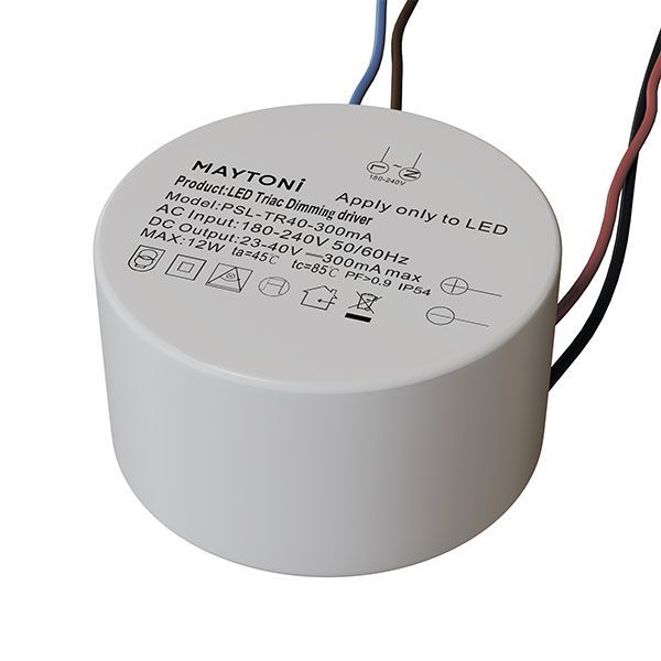 Источник питания 12W 220V PSL-TR40-300mA TRIAC IP54