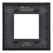 Рамка металлическая 1 пост IEK SKANDY SK-M12-M-K02 SK-F31Bl черный