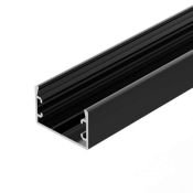 алюминиевый профиль KLUS PLS-LOCK-H16-SMT-2000 ANOD BLACK 033295