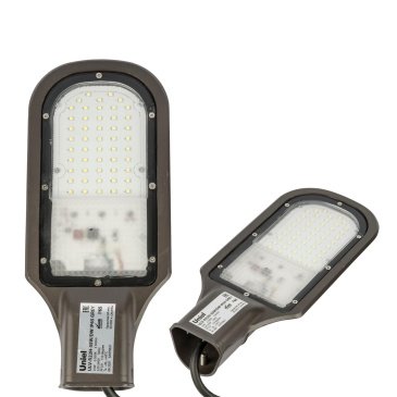 светодиодный светильник Белый  35W UL-00009518 ULV-R22H-35W-6500K IP65 GREY консольный