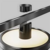 Трековый светильник 7W Белый теплый TR152-1-7W3K-B Плато / Plato Flarity IP20 чёрный