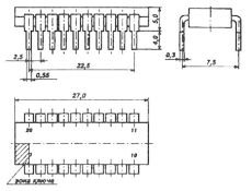 микросхема КР1533АП3