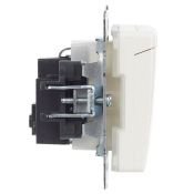 Штепсельная розетка встраиваемая IEK BRITE 16А BR-R16-16-44-K36 РСбш10-3-44-БрЖ с з/к и шторками с крышкой жемчуг IP44