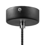 Подвесной светильник без лампы Lightstar 756017 CILINO 1х40W GU10 цилиндр черный/прозрачный