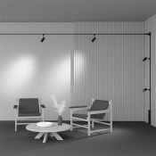 Трековый светильник 15W Белый теплый Фокус/Focus Led Elasity 36deg TR163-1-15W3K-M-B на шинопровод черный