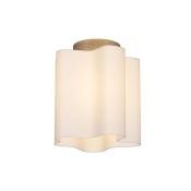 Люстра накладная Lightstar без лампы Nubi legno 802015 1х40W E27 фигурная белый/светлое дерево