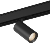 Магнитный трековый светильник 20W Белый теплый SY-601202-BL-20-WW 24deg 24V на магнитный шинопровод черный 00-00005396