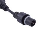 Провод-шина для гирлянд UL-00013219 UCX-F90 T10-2M-BK черный 2м, 10 Т-коннекторов, шаг 20см,статика-мерцание IP67