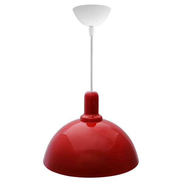 Подвесной светильник без лампы 12-102 1x15W E27 фигурный белый/красный