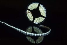 Светодиодная лента Белый 3528 12V  4.8W/m 60Led/метр герм (силикон) 00000000049 SWG360-12-4.8-W-65