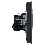 Штепсельная розетка встраиваемая IEK BRITE 16А BR-R14-16-K53-F РСР14-1-0-БрГ с з/к и шторками в сборе графит