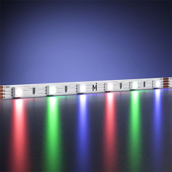 Светодиодная лента RGB 3838 24V  6W/m 60Led/метр 201129 Ultra