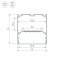 алюминиевый профиль ARH-LINE-M-7575-2500 WHITE 058158