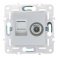 Розетка встраиваемая комбинированная IEK SKANDY SK-AK20-2-K23 SK-A15S TV+RJ45 кат.6 серебряный