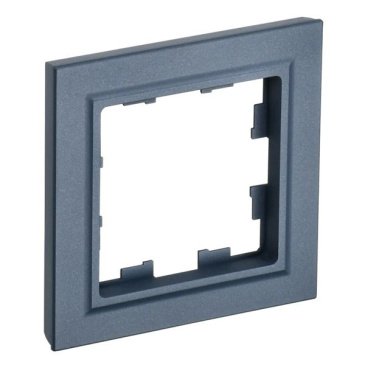 Рамка пластик 1 пост IEK BRITE BR-M12-K35 РУ-1-БрМ маренго