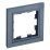 Рамка пластик 1 пост IEK BRITE BR-M12-K35 РУ-1-БрМ маренго