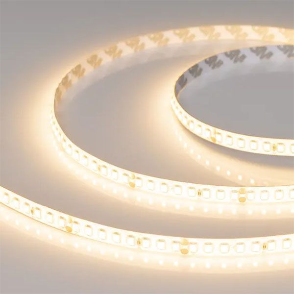 Светодиодная лента  Белый теплый 2835 24V 12W/m 160Led/метр герм (силикон) 038720 RTW-SE-A160-8mm IP65 3000K