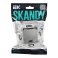 Штепсельная розетка встраиваемая IEK SKANDY 16А SK-R16-16-44-K50 SK-R11N с з/к без з/ш и крышкой металл никель IP44