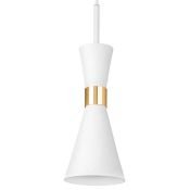 Люстра подвесная Lightstar без лампы 816016 DUMO 1х40W E14 белый/золото