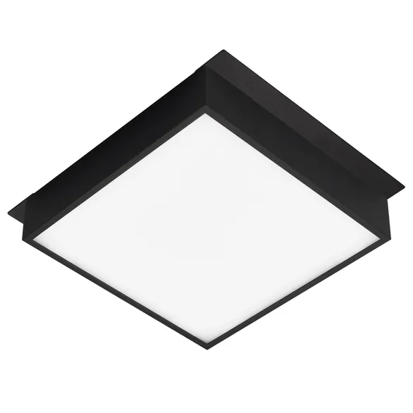 Встраиваемый светильник  24W Белый теплый 045703 DL-GRIGLIATO-S190x190 IP40 квадрат черный металл