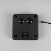 Садовая гирлянда Белый теплый с насадками «Белые шары» 2,7м тёмная нить, 10 LED на солнечной батарее IP44