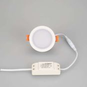 Встраиваемый светильник   5W Белый  018042 LTD-85SOL-5W  6000К 220V IP44 круглый белый Уценка!!! (с витрины)
